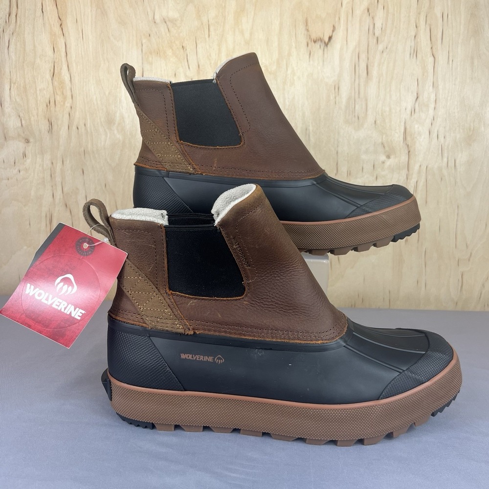 Wolverine Torrent Trek Chelsea Boots Men's 12 M Brown Waterproof W880520
